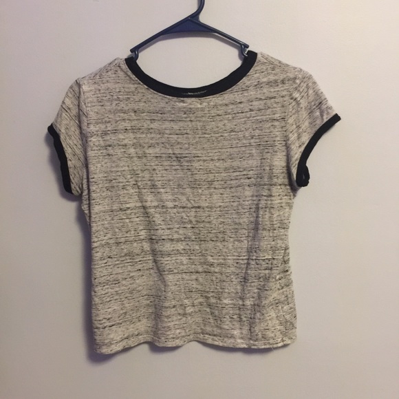 Grey Trillium S/P Cropped Tee - Picture 2 of 3